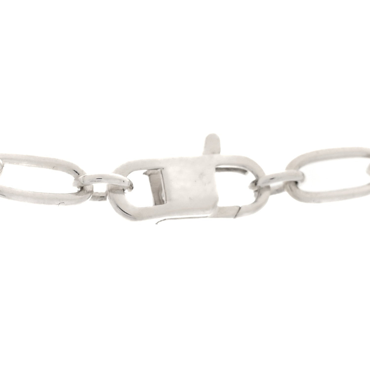Tiffany Sterling Silver 1837 Double Lock Necklace