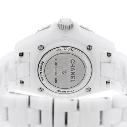 Chanel Stainless Steel Ceramic 33mm J12 Wanted de Chanel Watch White
