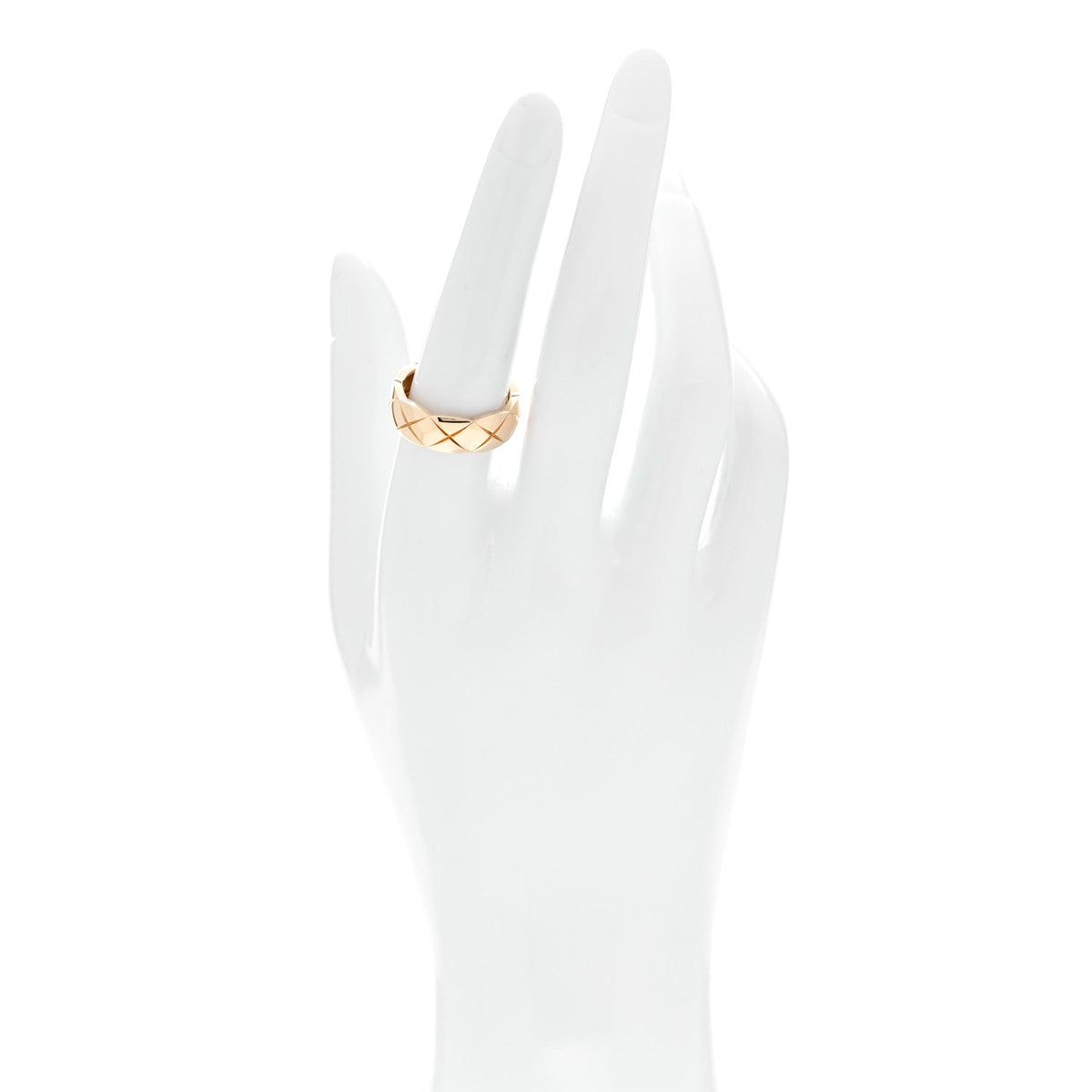 Chanel 18K Yellow Gold Small Coco Crush Ring