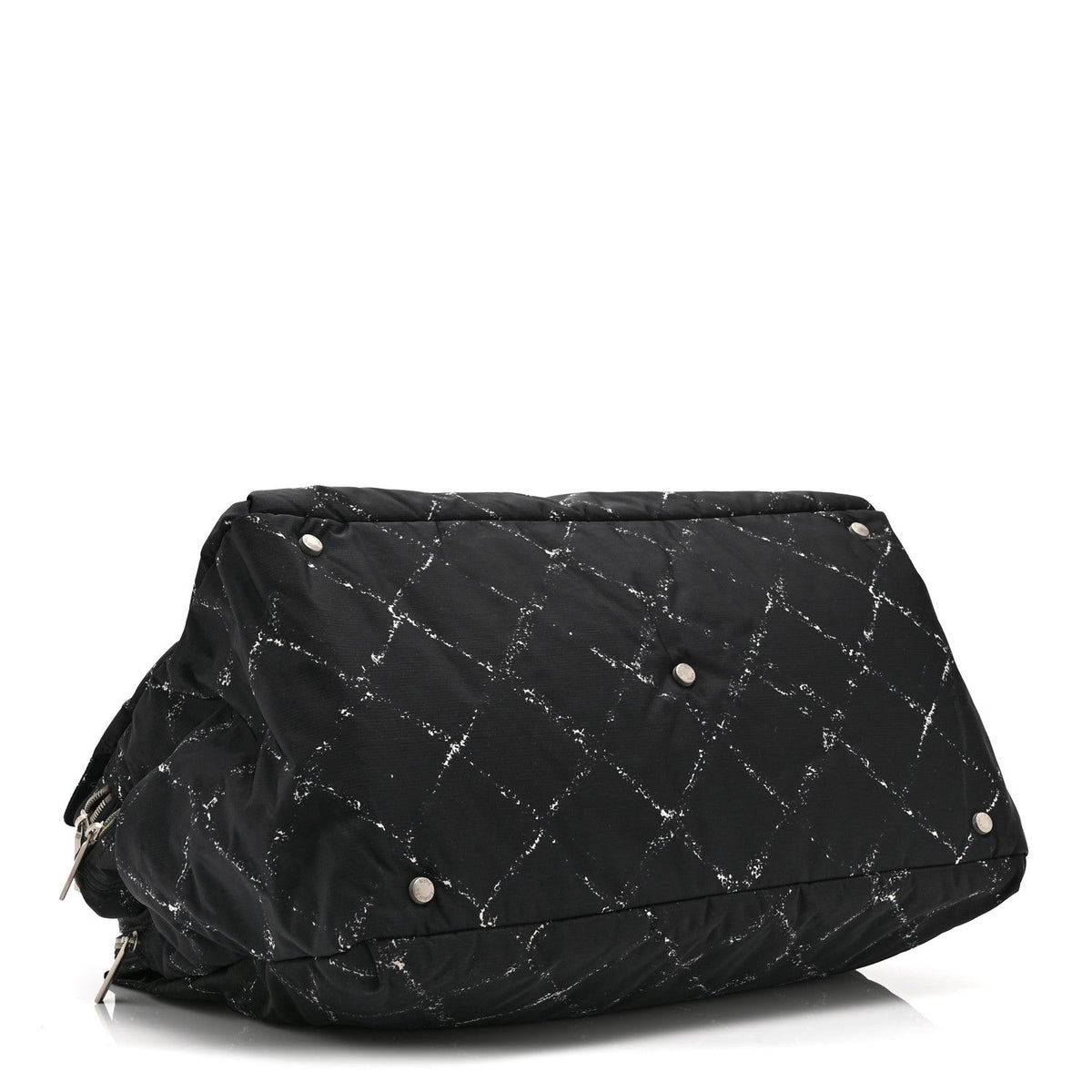 Chanel Nylon Travel Duffel Bag Black
