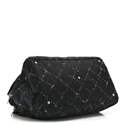 Chanel Nylon Travel Duffel Bag Black