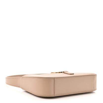 Saint Laurent Vegetable Calfskin Mini Le 5 À 7 Hobo Dark Beige