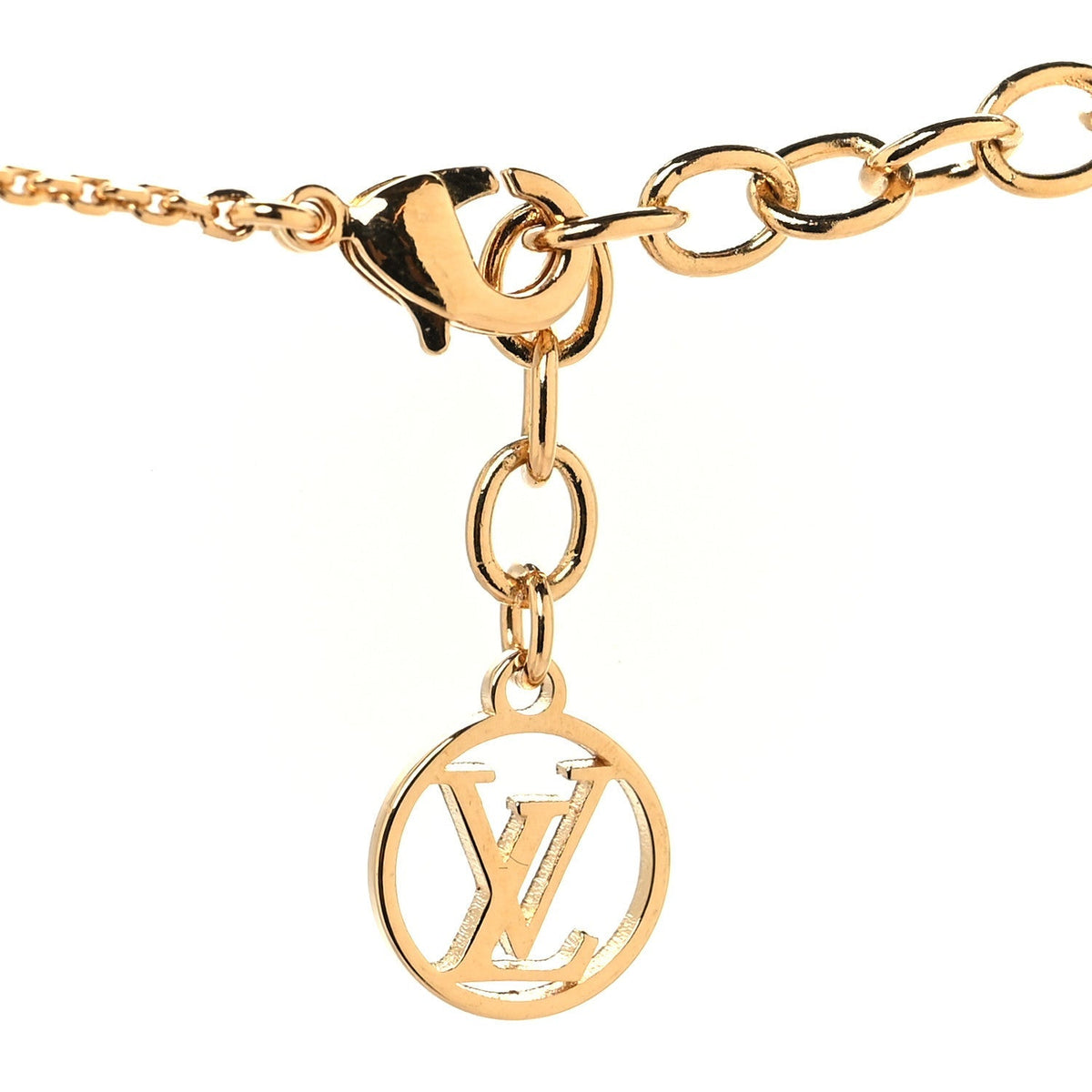 Louis Vuitton Metal LV And Me Letter A Necklace Gold