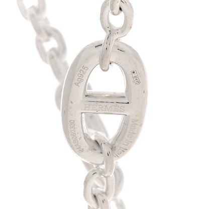 Hermes Sterling Silver Farandole Necklace 120