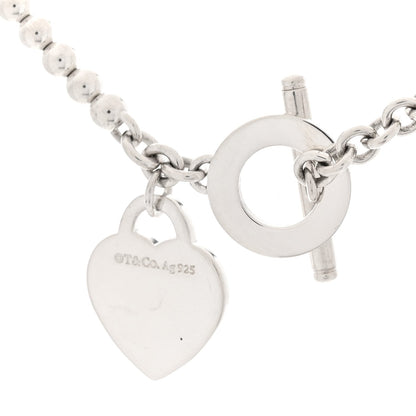 Tiffany Sterling Silver Diamond Cultured Pearl Return to Tiffany Wrap Necklace