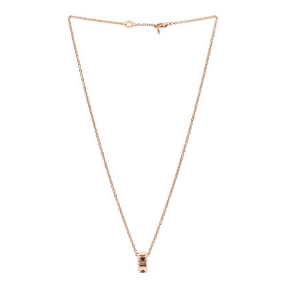Bulgari 18K Rose Gold Ruby Serpenti Viper Pendant Necklace