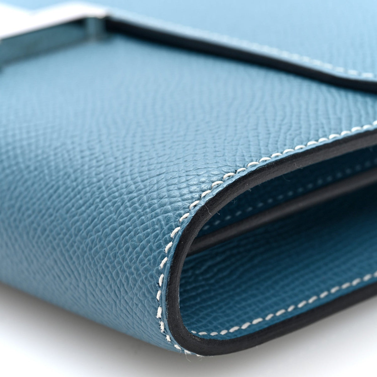 Hermes Epsom Constance Wallet To Go New Blue Jean