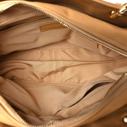 Chanel Caviar Quilted Petit Timeless Tote Beige 1985188
