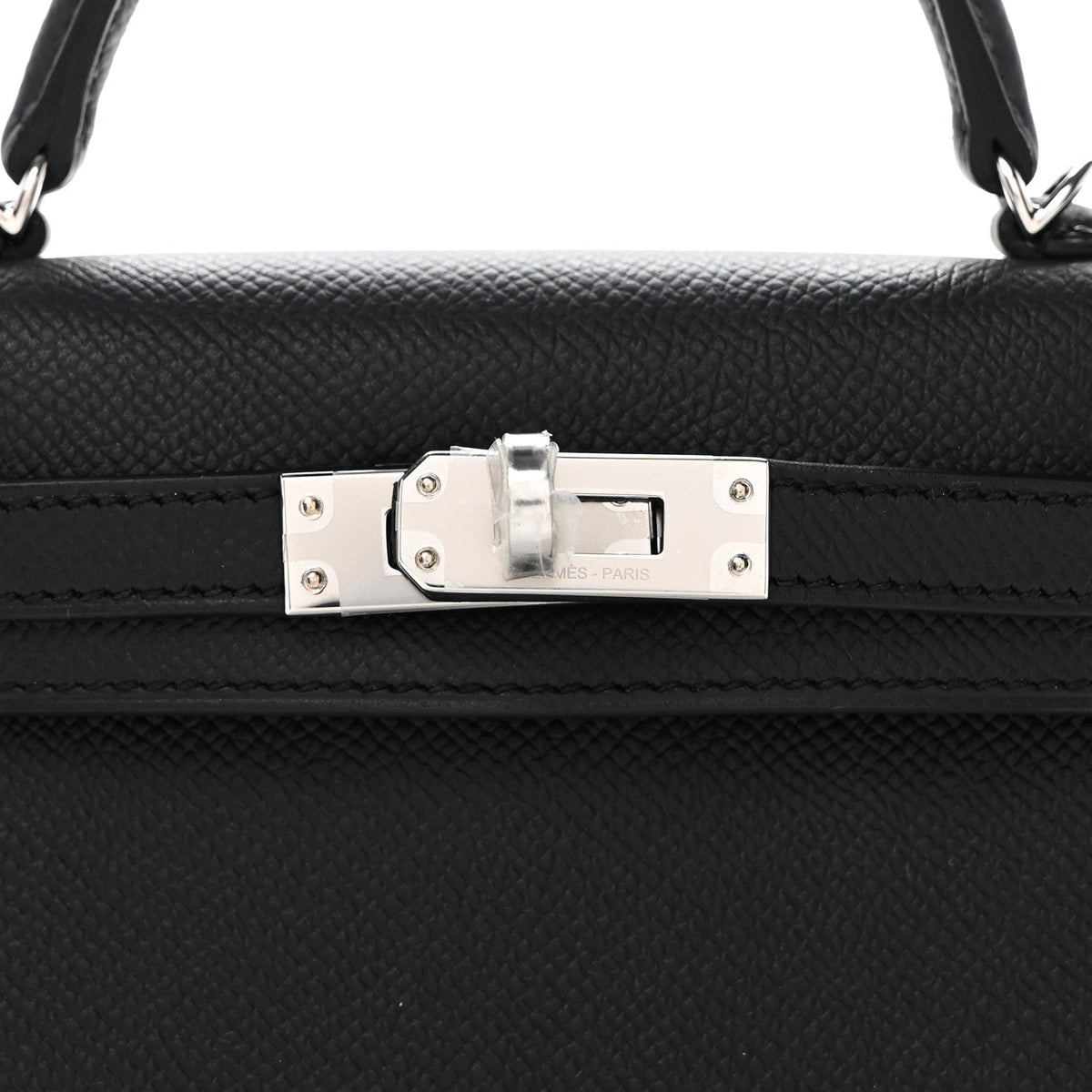 Hermes Epsom Mini Kelly Sellier 20 Black