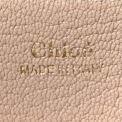 Chloe Grained Lambskin Drew Shoulder Bag Abstract White