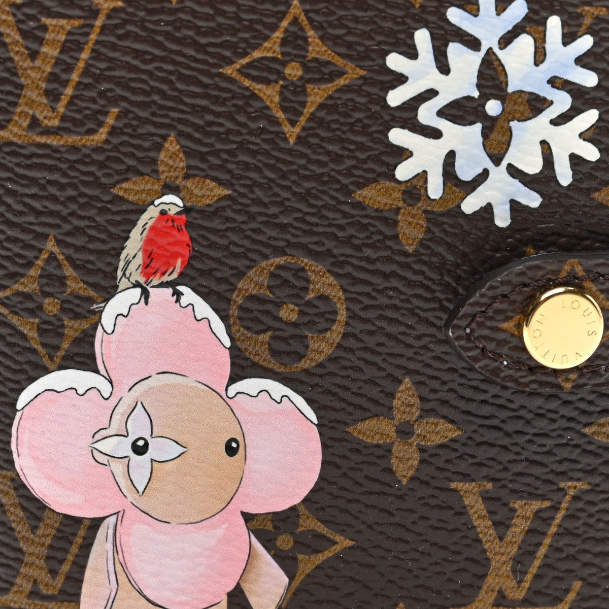 Louis Vuitton Monogram Holiday Vivienne Mattifying Paper Case