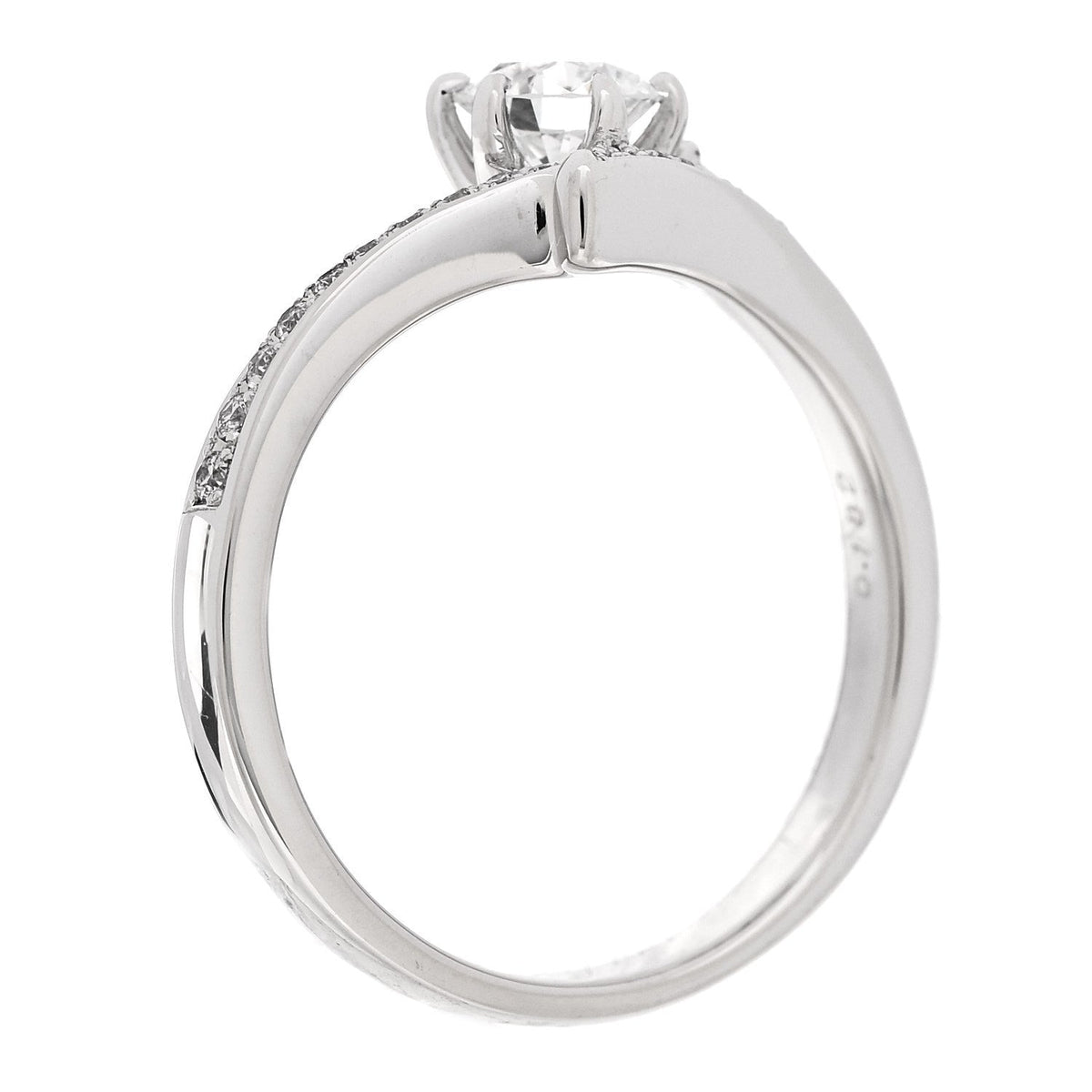 Parker & West by FASHIONPHILEPlatinum Diamond .50ctw Round Marquise Cut Pave Ring  53 6.5