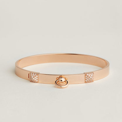 Diamonds Hermes Collier De Chien Bracelet Small Model