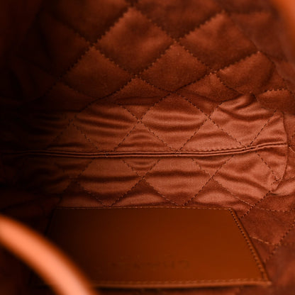 Chanel Shiny Calfskin Quilted Mini Chanel 22 Light Brown