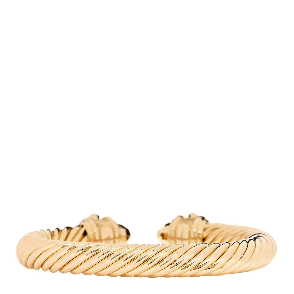 David Yurman 18K Yellow Gold 9mm Renaissance Cable Bracelet