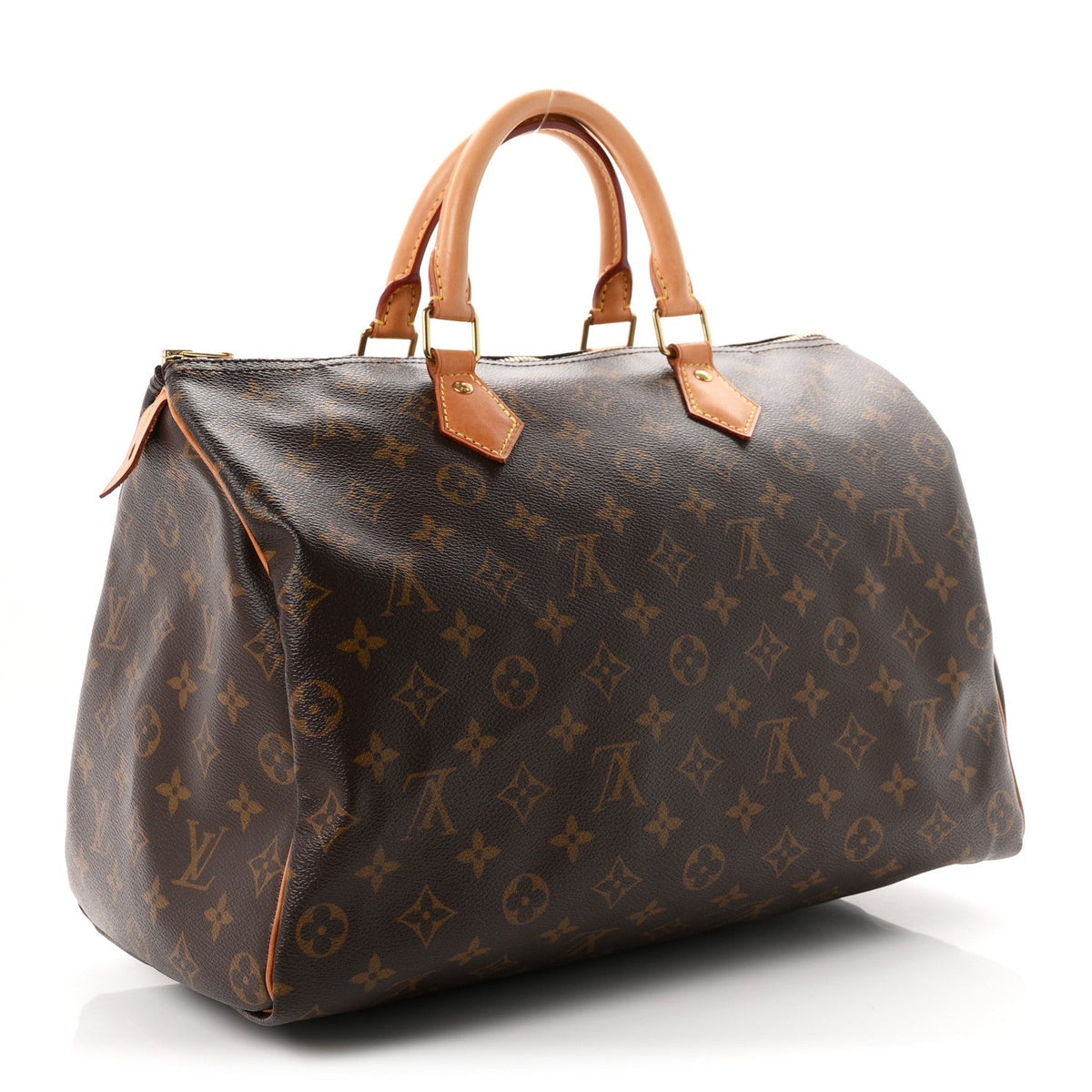 Louis Vuitton Monogram Speedy 35 Brown