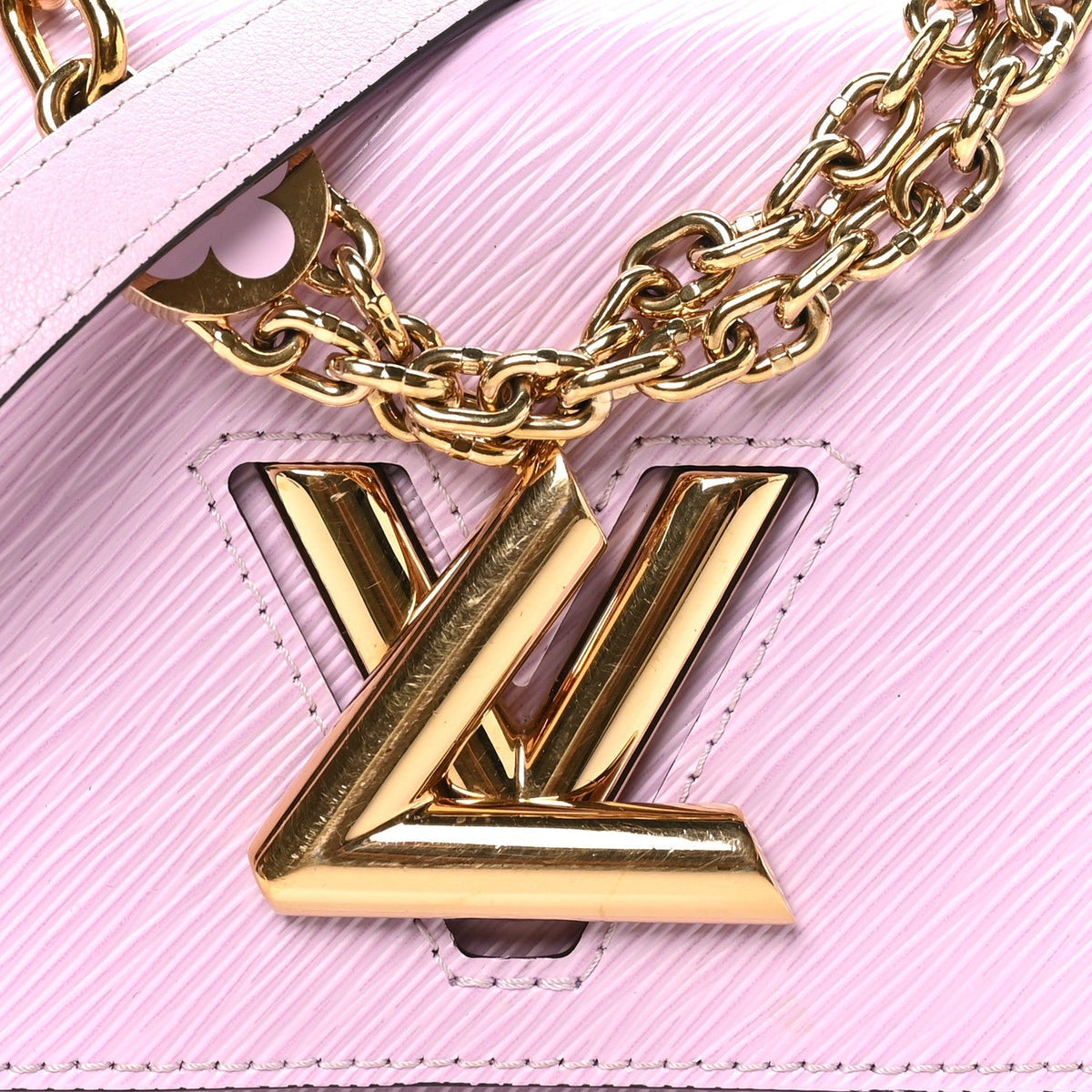 Louis Vuitton Epi Twist Flower Chain Shoulder Bag PM Wisteria
