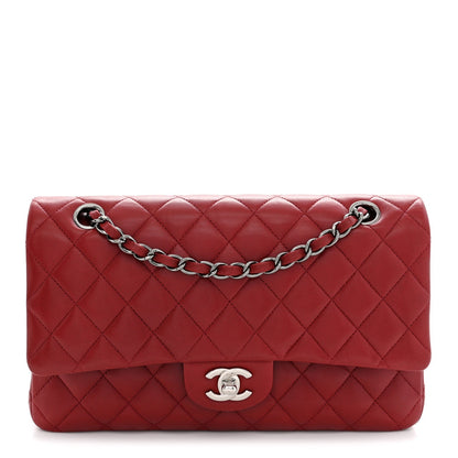 Chanel Lambskin Quilted Medium Double Flap Red 1982443