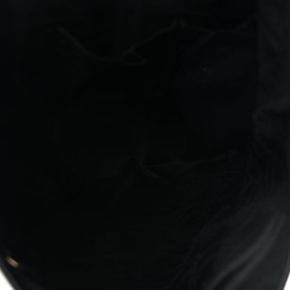 Gucci Monogram Canvas Leather Tote Black