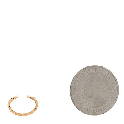 Anita Ko 18K Rose Gold Diamond Thin Braid Ear Cuff
