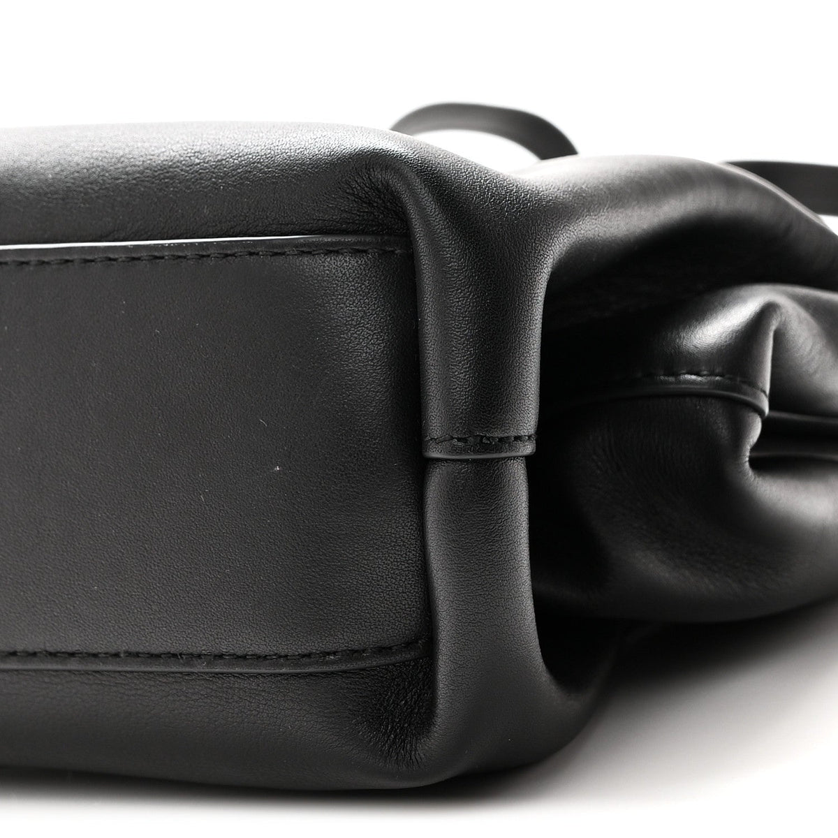 Bottega Veneta Calfskin Small The Point Triangle Bag Black