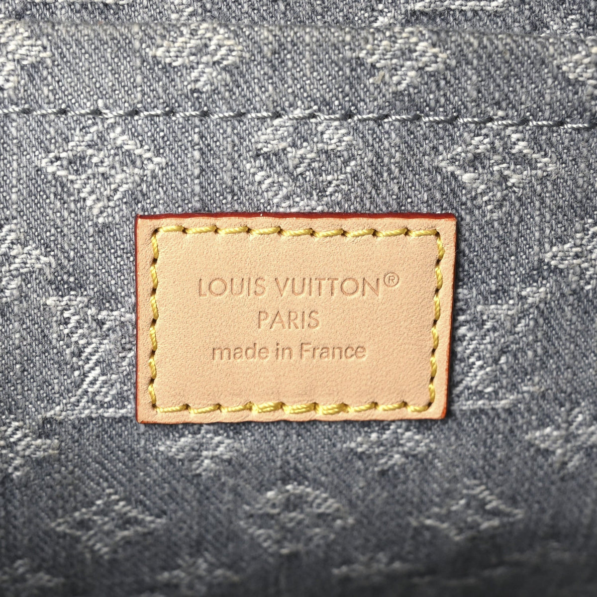 Louis Vuitton Monogram Denim Speedy Soft 30 Washed Gray