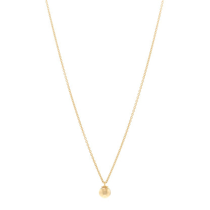 Tiffany 18K Yellow Gold 8mm HardWear Ball Pendant Necklace