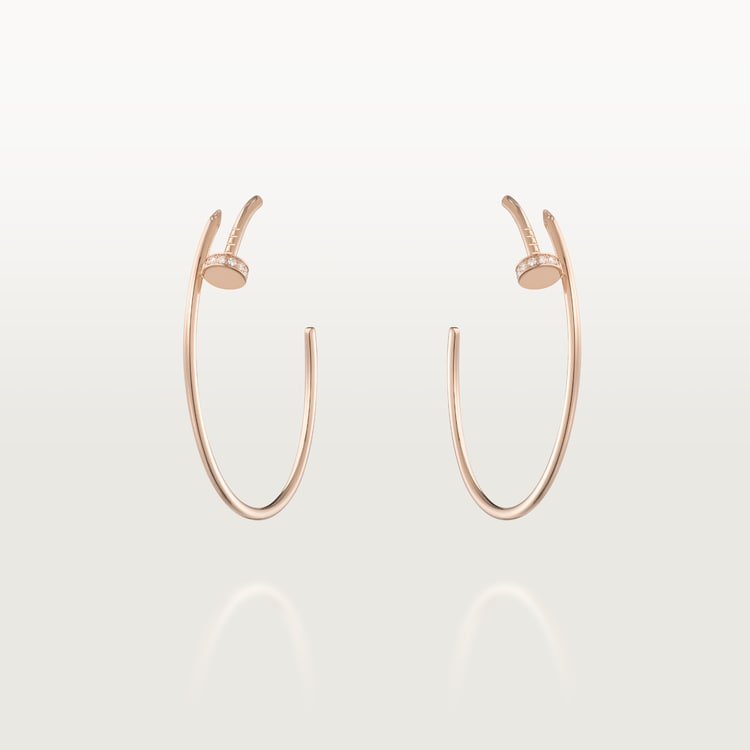 18K Rose Gold Diamonds Cartier Juste un Clou Earring