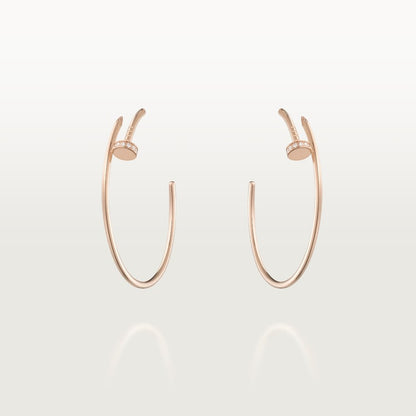 18K Rose Gold Diamonds Cartier Juste un Clou Earring