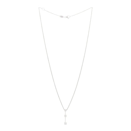 Roberto Coin 18K White Gold Diamond Drop Pendant Necklace