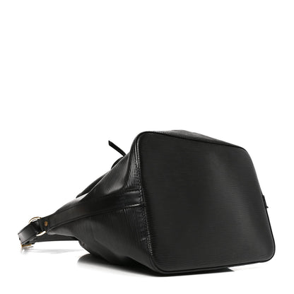 Louis Vuitton Epi Petit Noe Shoulder Bag Black