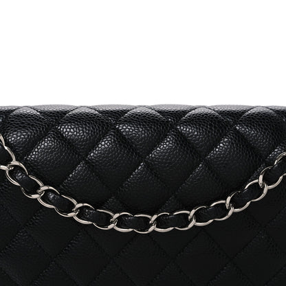 Chanel Caviar Quilted Medium Double Flap Bag Black