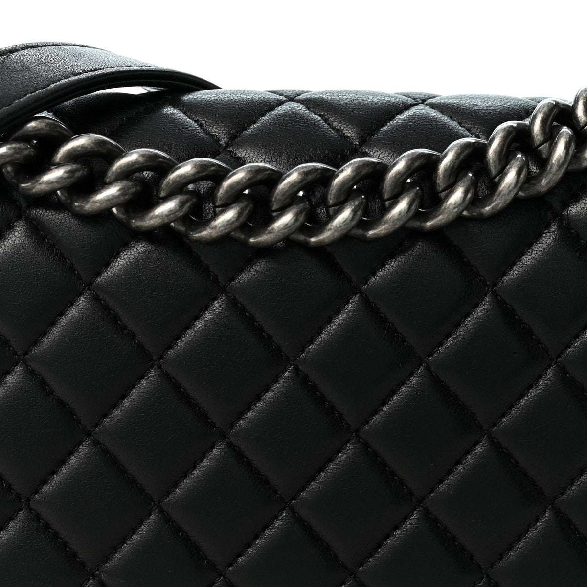 Chanel Calfskin Quilted Medium Boy Flap Black