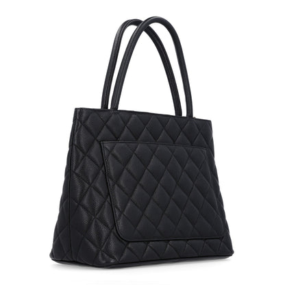 Chanel Caviar Quilted Medallion Tote Black 1983992