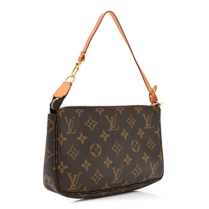 Louis Vuitton Monogram Pochette Accessoires Brown
