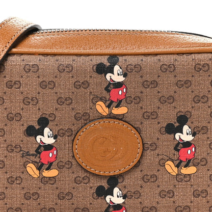 Gucci Disney Mini GG Supreme Mickey Mouse Shoulder Bag Beige Sun Oil