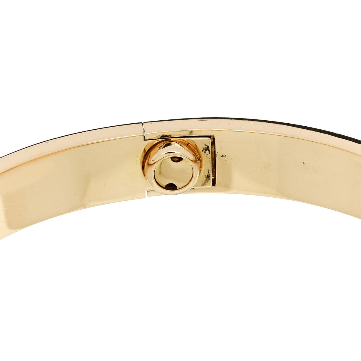 Cartier 18K Yellow Gold 4 Diamond LOVE Bracelet 16