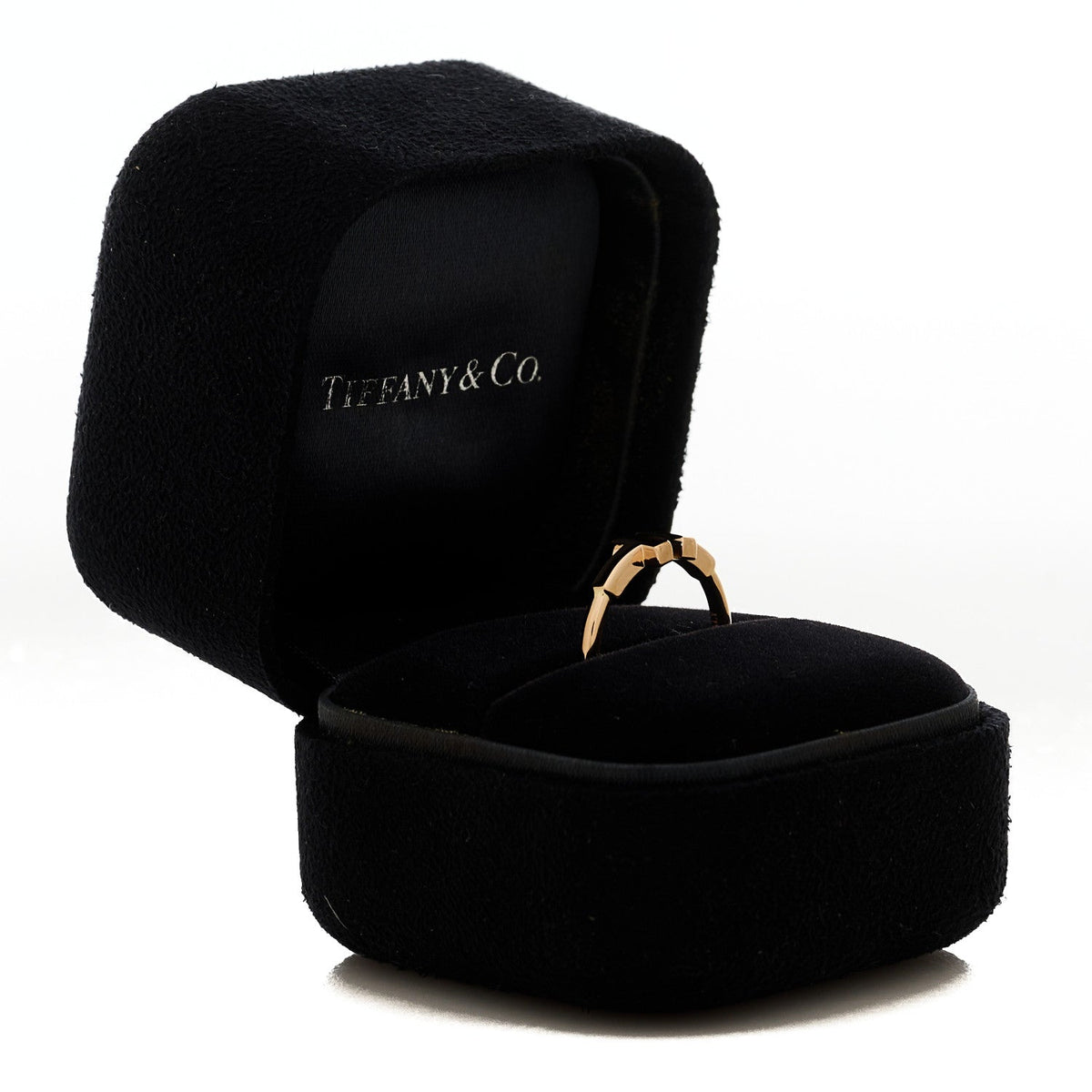 Tiffany 18K Rose Gold T Wire Ring 4
