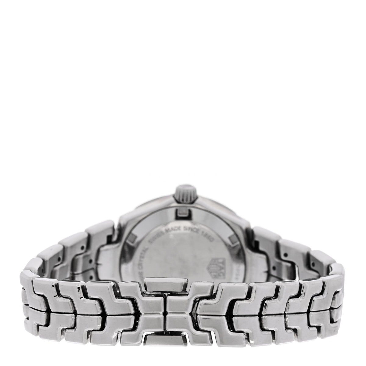 Tag Heuer Stainless Steel Diamond Mother of Pearl 32mm Link Watch WBC1312