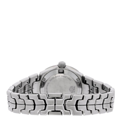 Tag Heuer Stainless Steel Diamond Mother of Pearl 32mm Link Watch WBC1312