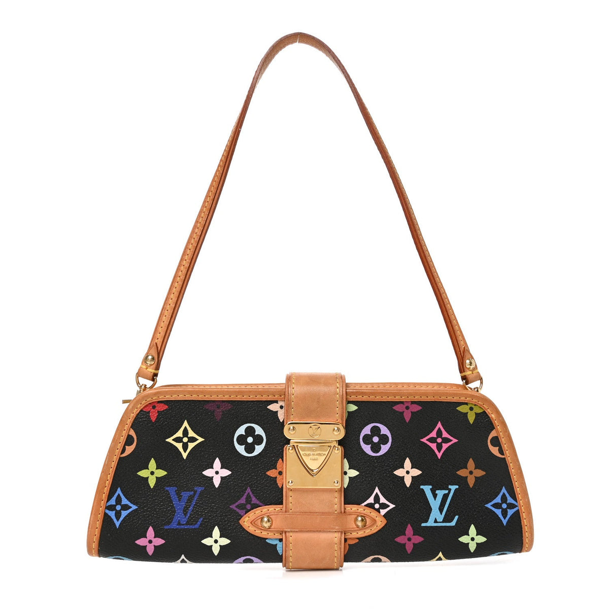 Louis Vuitton Monogram Multicolor Shirley Black