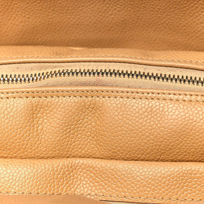 Chanel Caviar Quilted Petit Timeless Tote Beige 1985188
