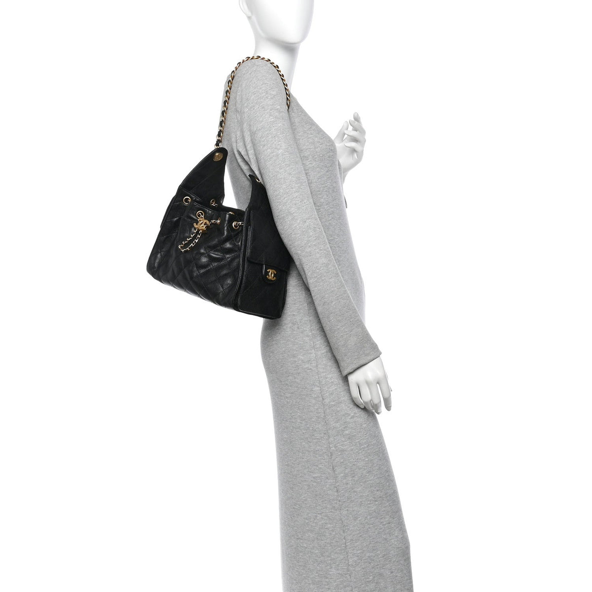 Chanel Caviar Quilted Small Chanel 25 Handbag Black