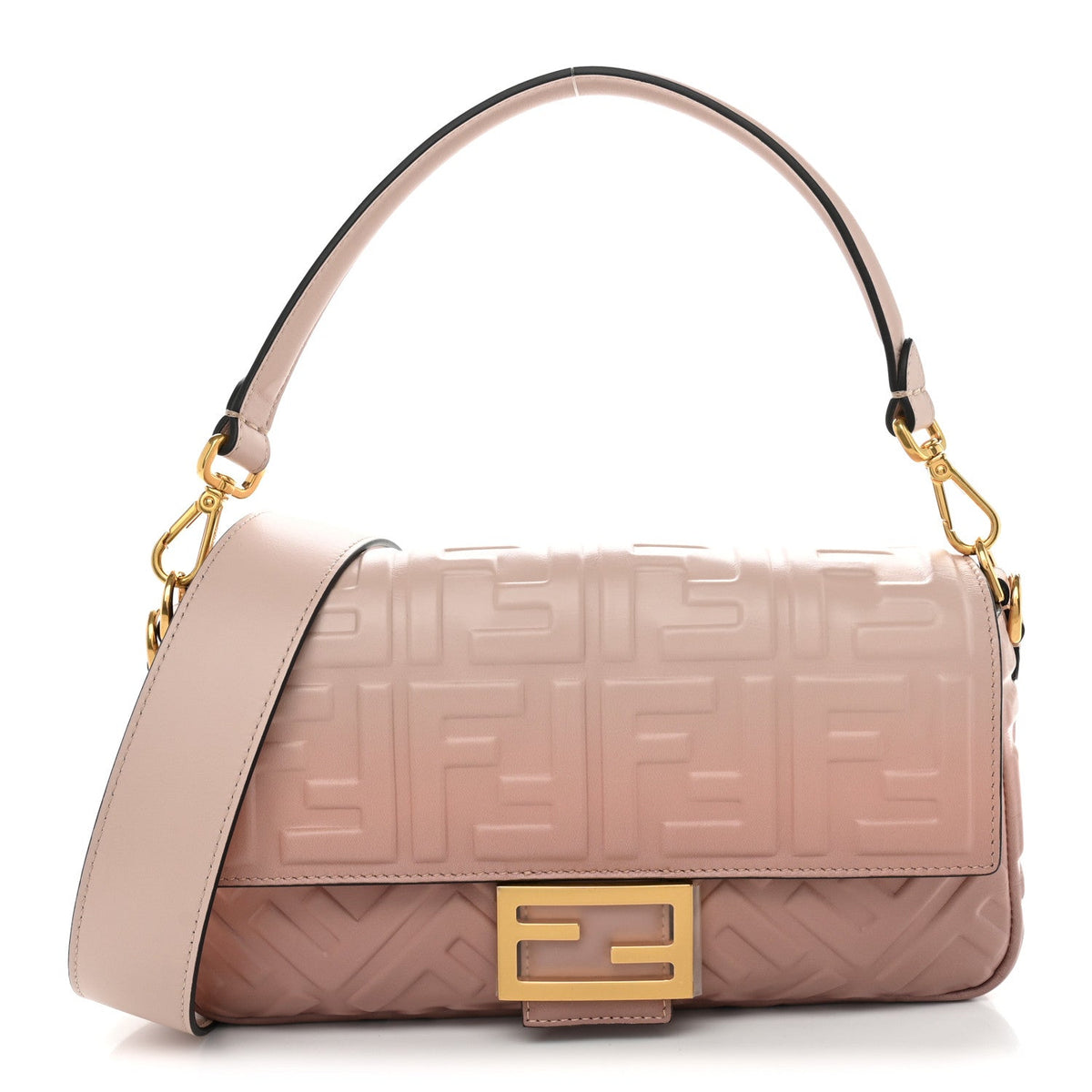 Fendi Calfskin FF 1974 Embossed Baguette Soap