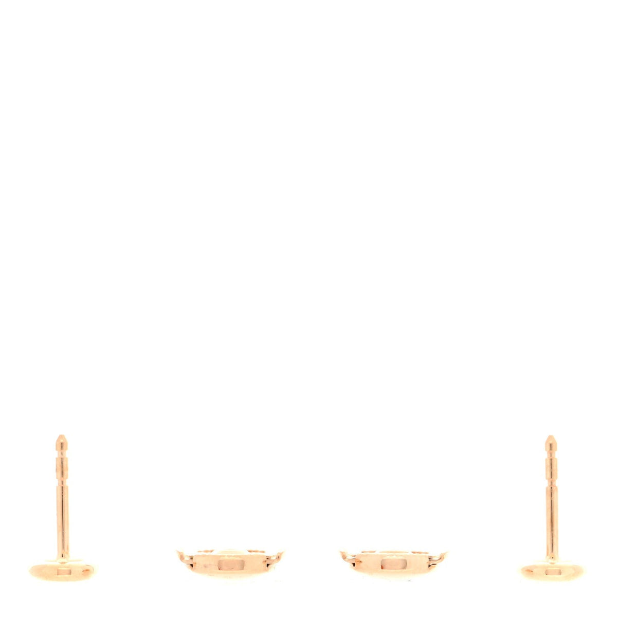Hermes 18K Rose Gold TPM Farandole Stud Earrings