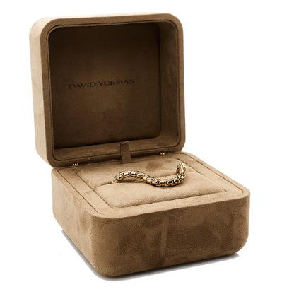 David Yurman 18K Yellow Gold 5mm Box Chain Bracelet