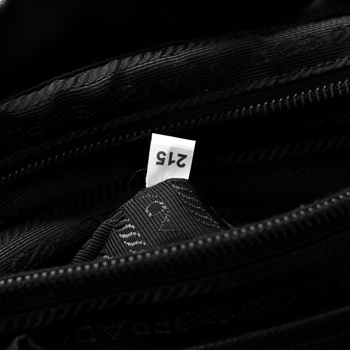 Prada Tessuto Nylon Saffiano Medium Backpack Black