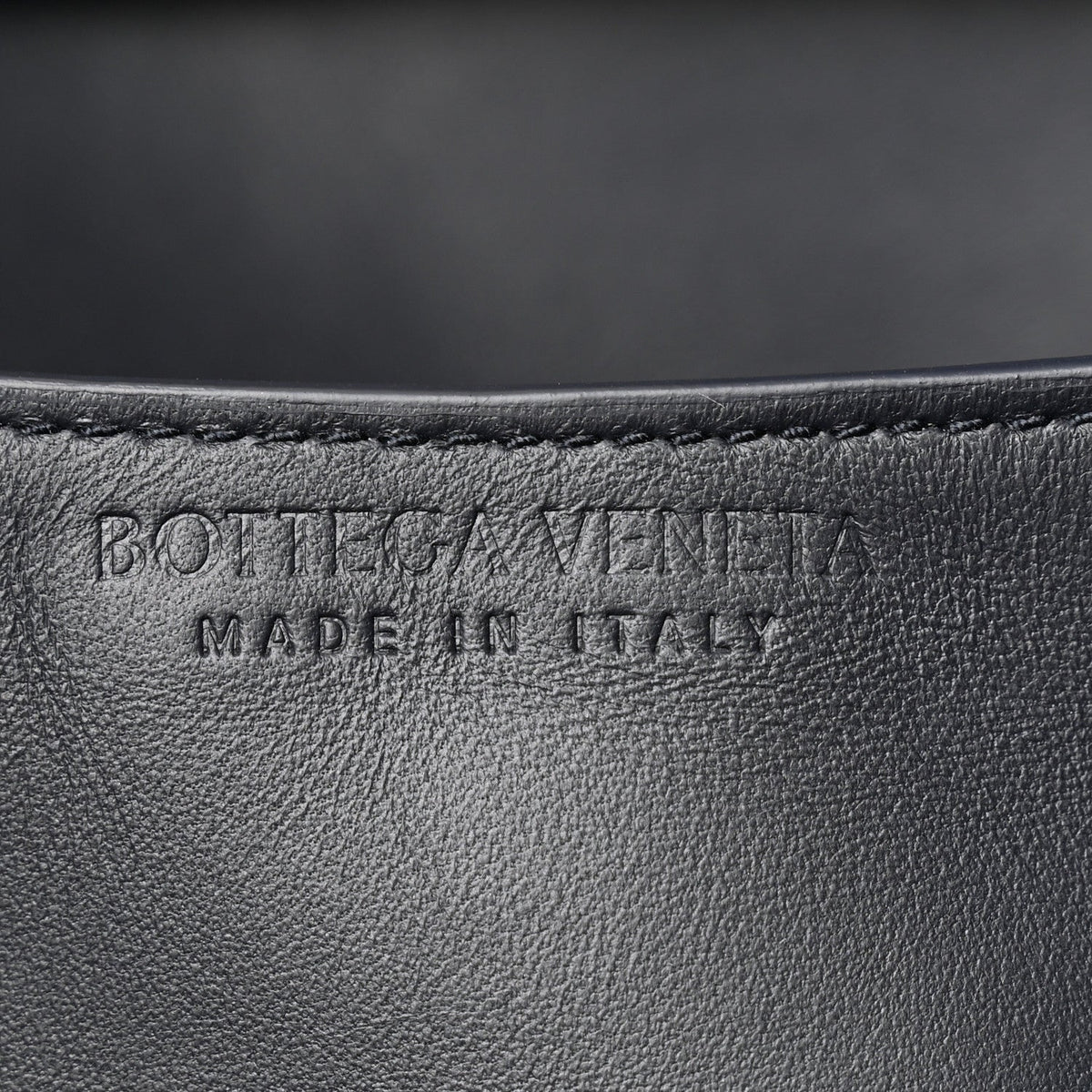 Bottega Veneta Nappa Intrecciato Knot Lock Top Handle Bag Midnight