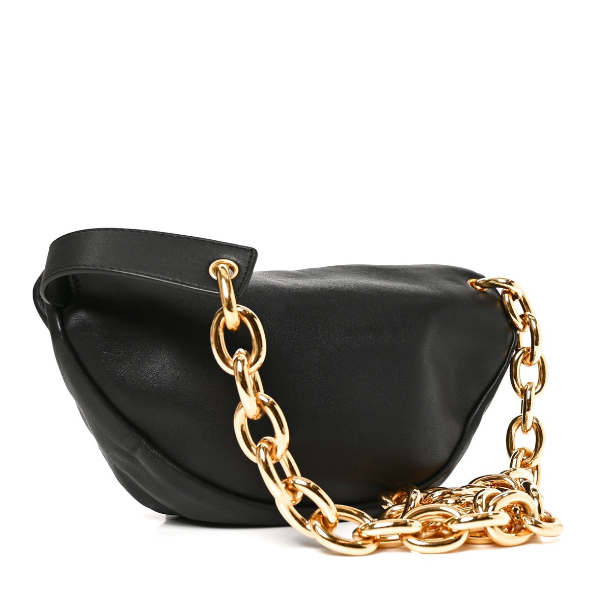 Bottega Veneta Nappa The Belt Chain Pouch Black