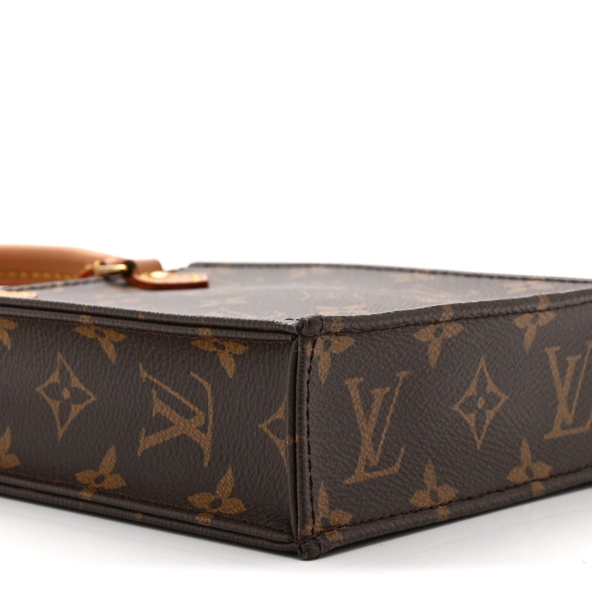 Louis Vuitton Monogram Canvas Petit Sac Plat Brown